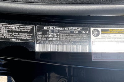 2015 Mercedes-Benz S 550 S 550